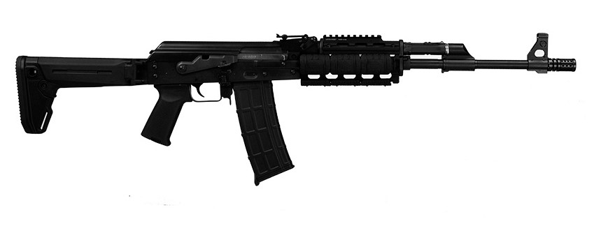 ZASTAVA PAP M90 5.56 AK RIFLE 5.56X45 WITH QUAD RAIL ZHUKOV FOLDING STOCK 18.25IN CHROME LINED BARREL 1.5MM RECEIVER BULDGED TRUNNION 30RD ZR90556QR - Win Repeating Arms Promotion